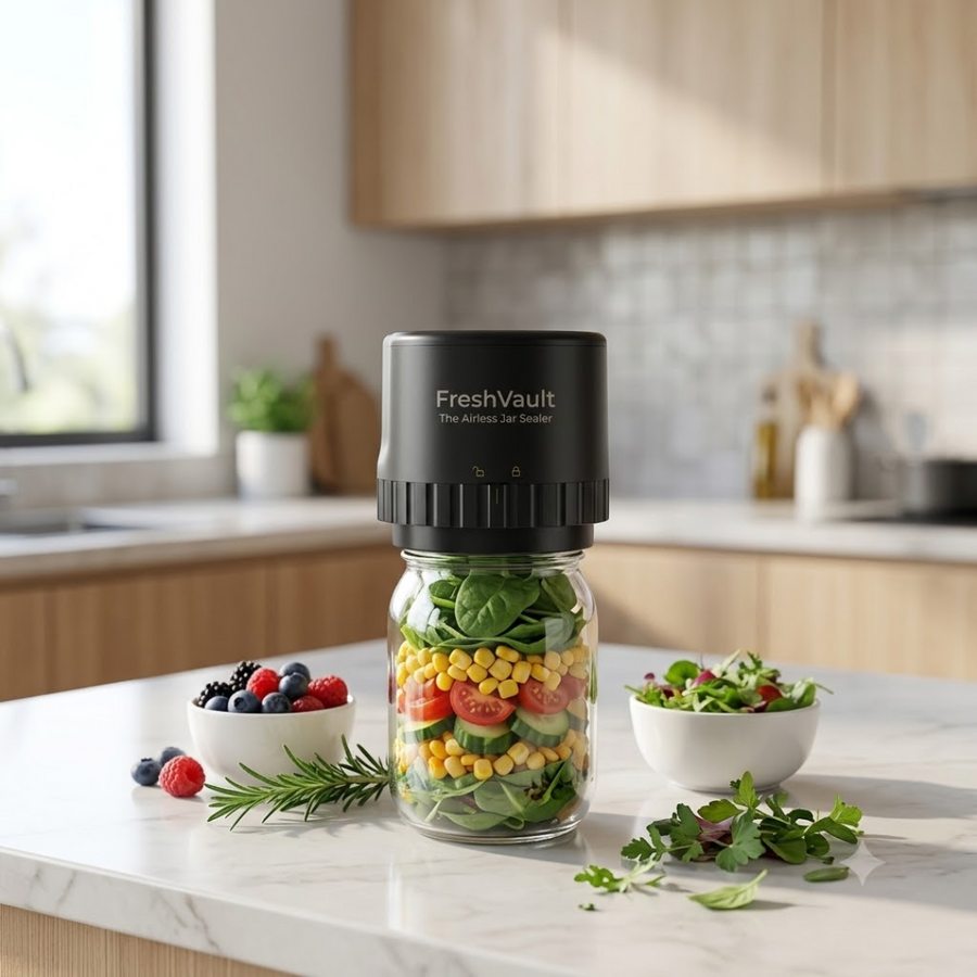FreshVault Pro โ Cordless Jar Vacuum Sealer