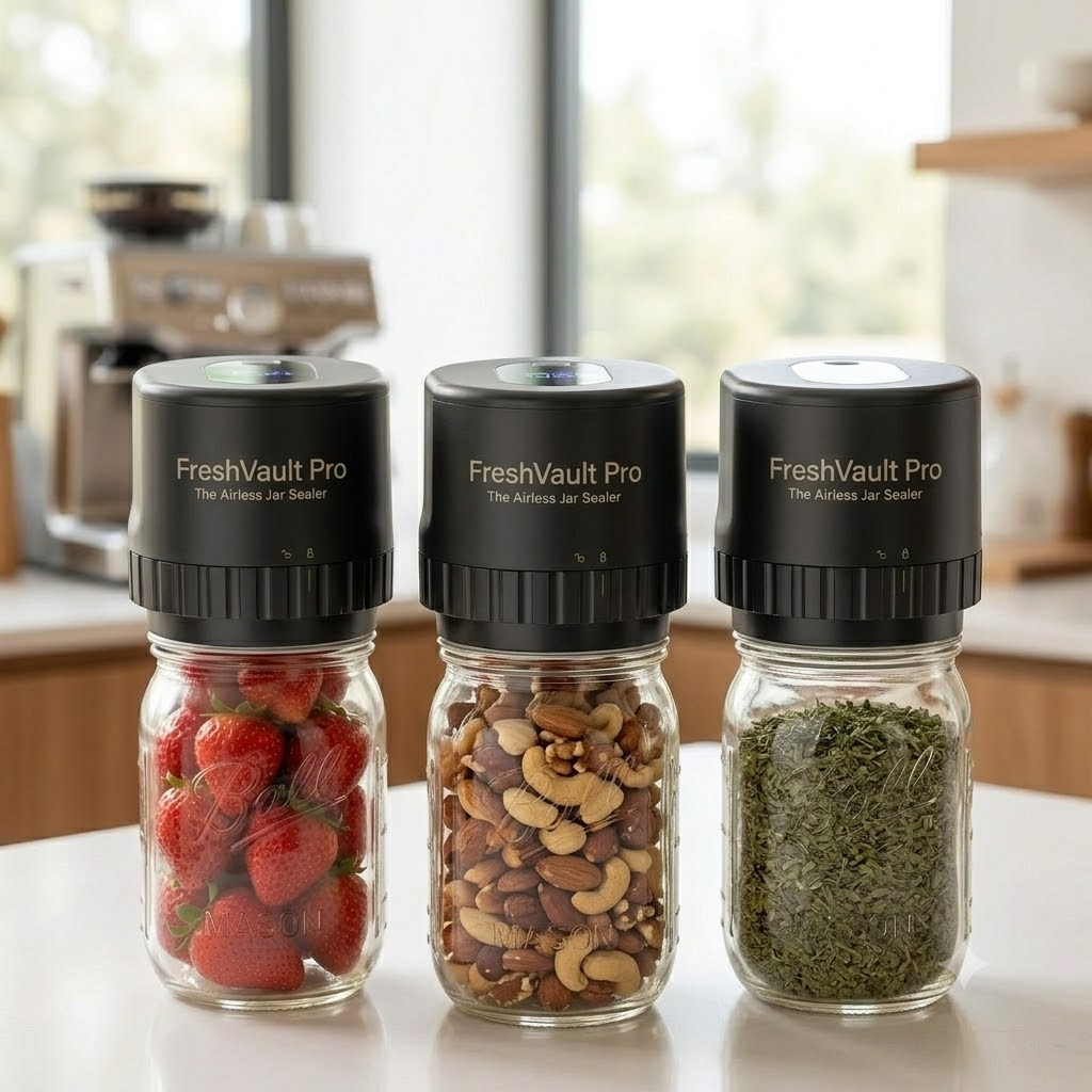 FreshVault Pro – Cordless Jar Vacuum Sealer