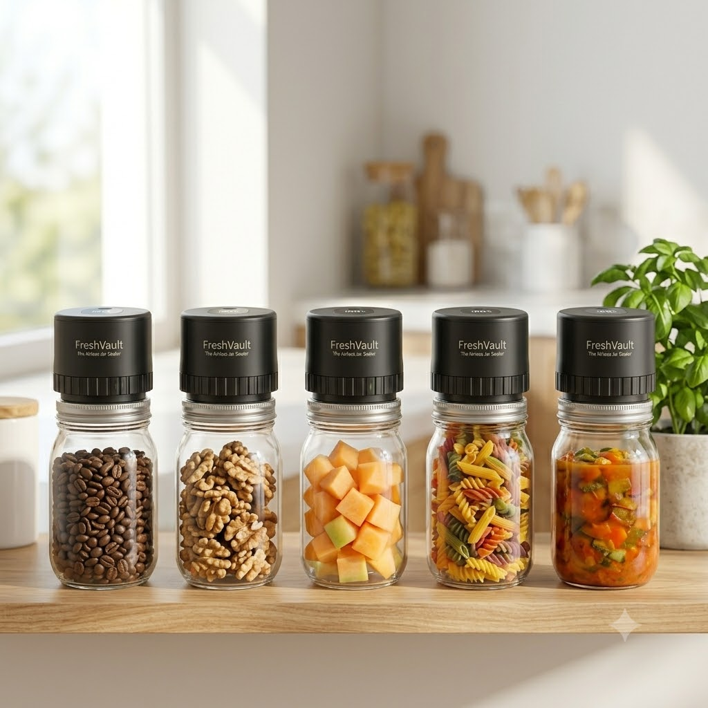 FreshVault Pro – Cordless Jar Vacuum Sealer